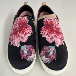Ted Baker Tancey 2 Floral Slip-on Sneakers - Black Tranquility